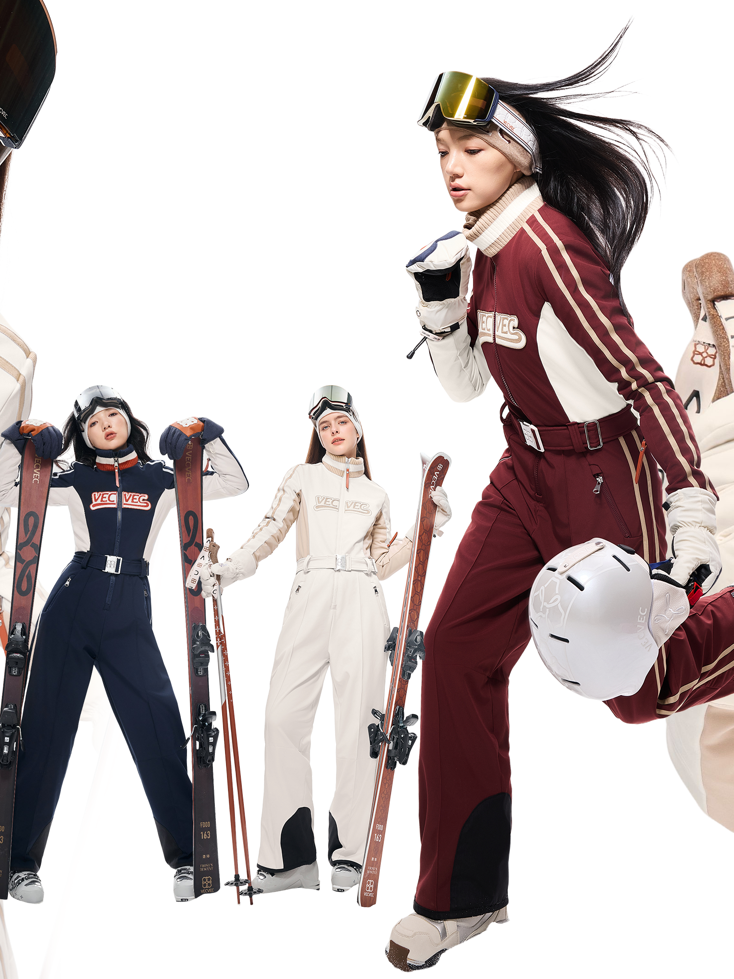 Loose-Fit Quilted Ski Jumpsuit