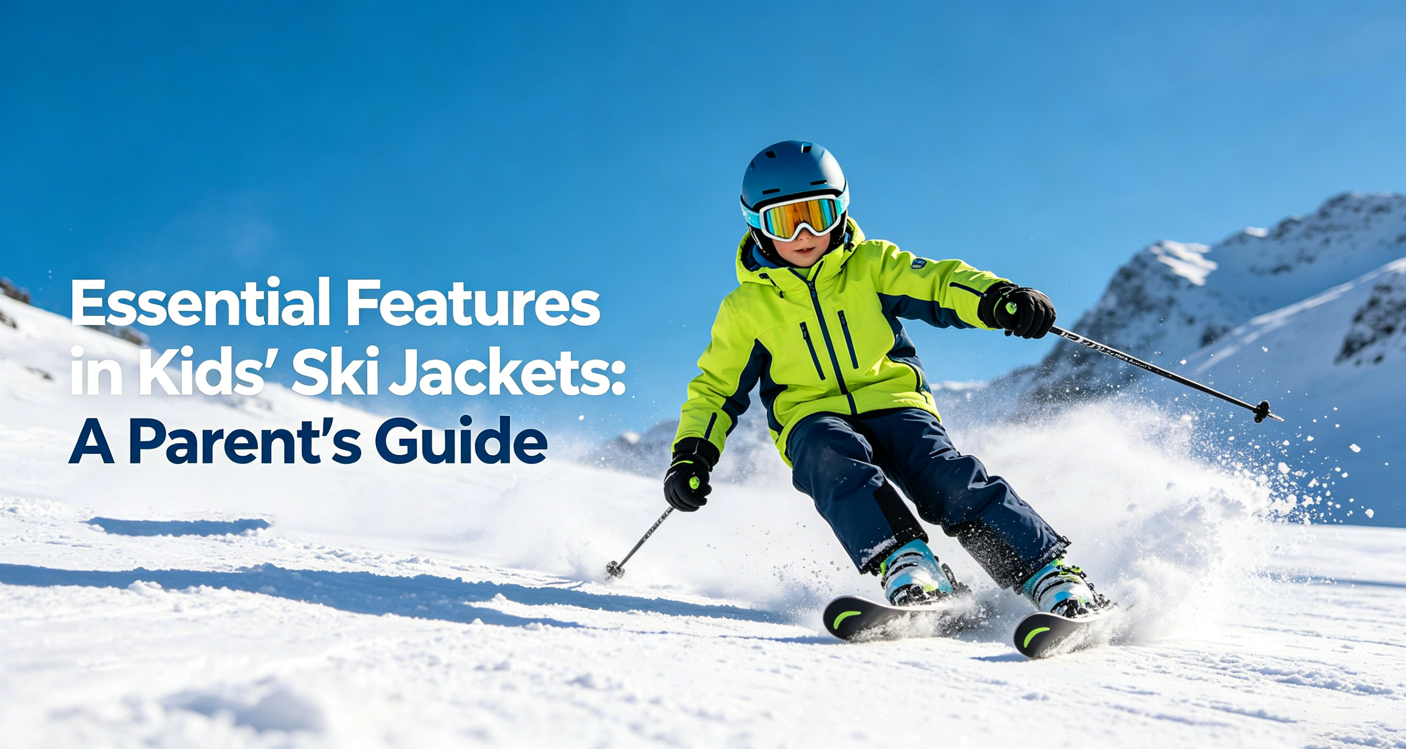 Essential Features in Kids' Ski Jackets: A Parent's Guide