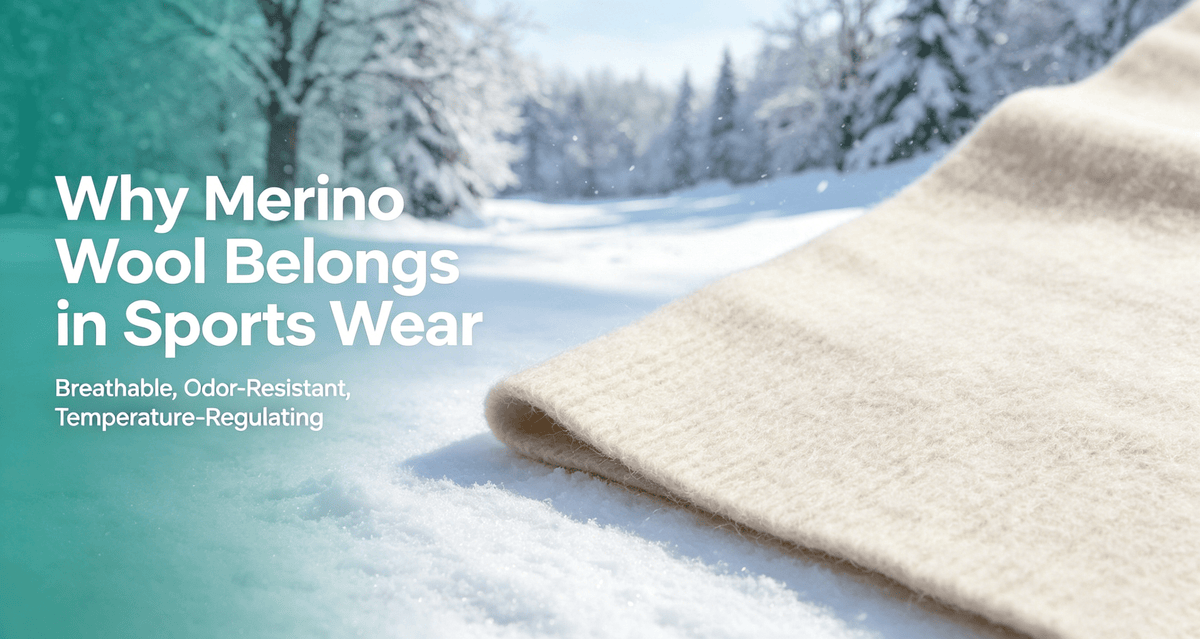 Why Merino Wool Belongs in Sports Wear - VECVEC