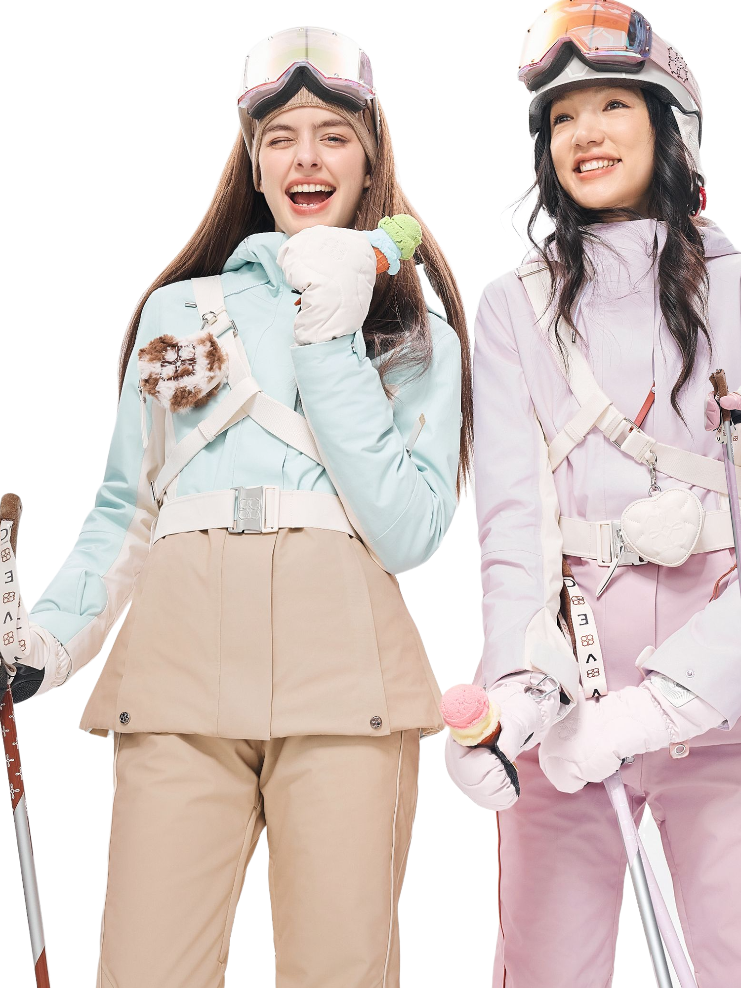 3L Slim-Fit Quilted Ski Jacket