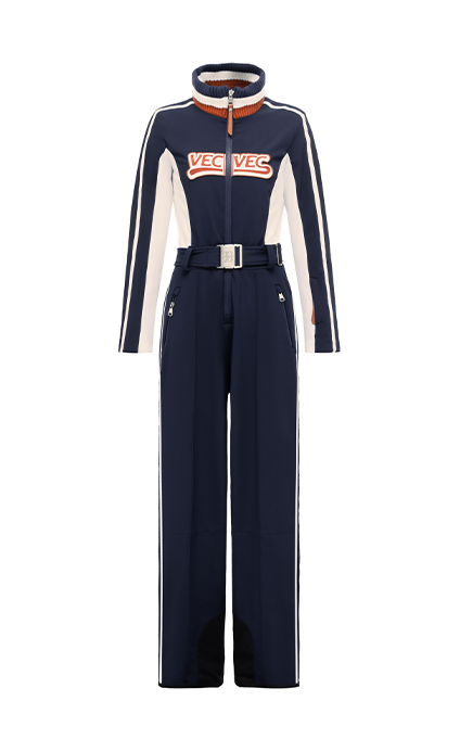 Loose-Fit Quilted Ski Jumpsuit